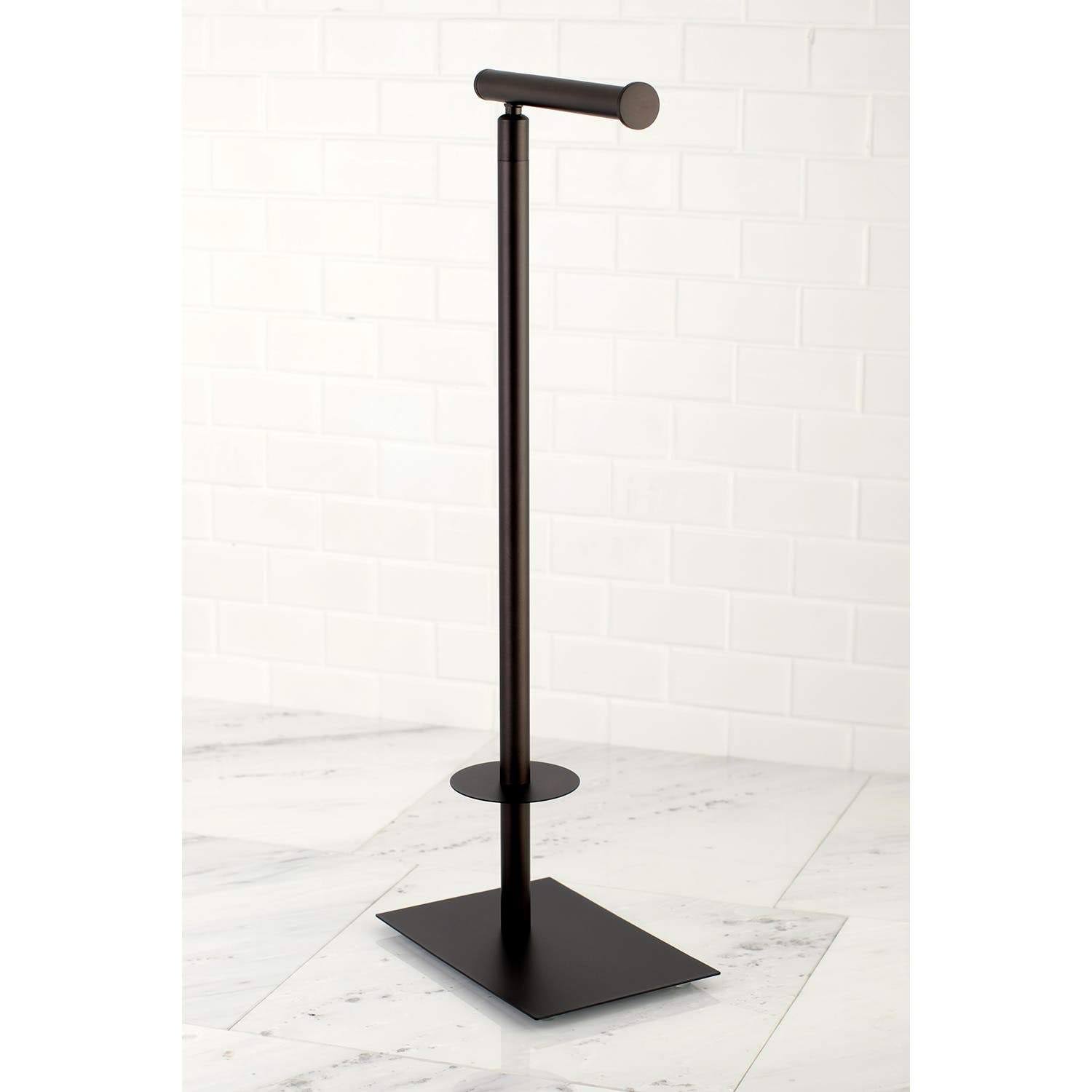 Oil Rubbed Bronze Freestanding Toilet Paper Stand J925253