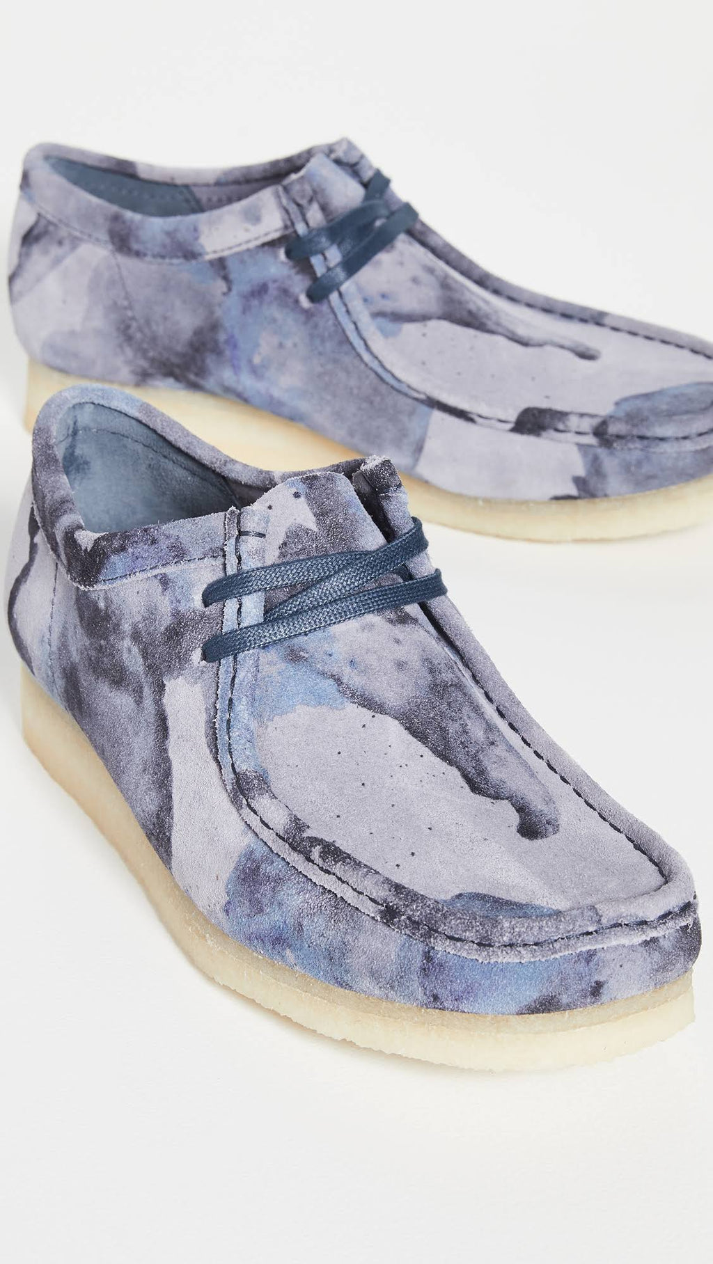 Blue Camo Wallabee Shoes I180473
