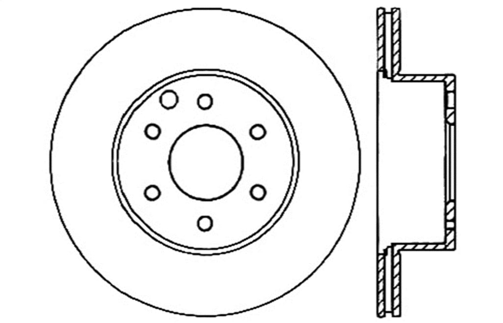Slotted & Drilled Sport Brake Rotor A15651