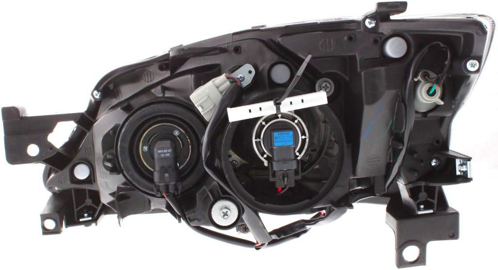 2008-2011 Subaru Impreza Headlight Assembly Passenger Side Black Housing X58839