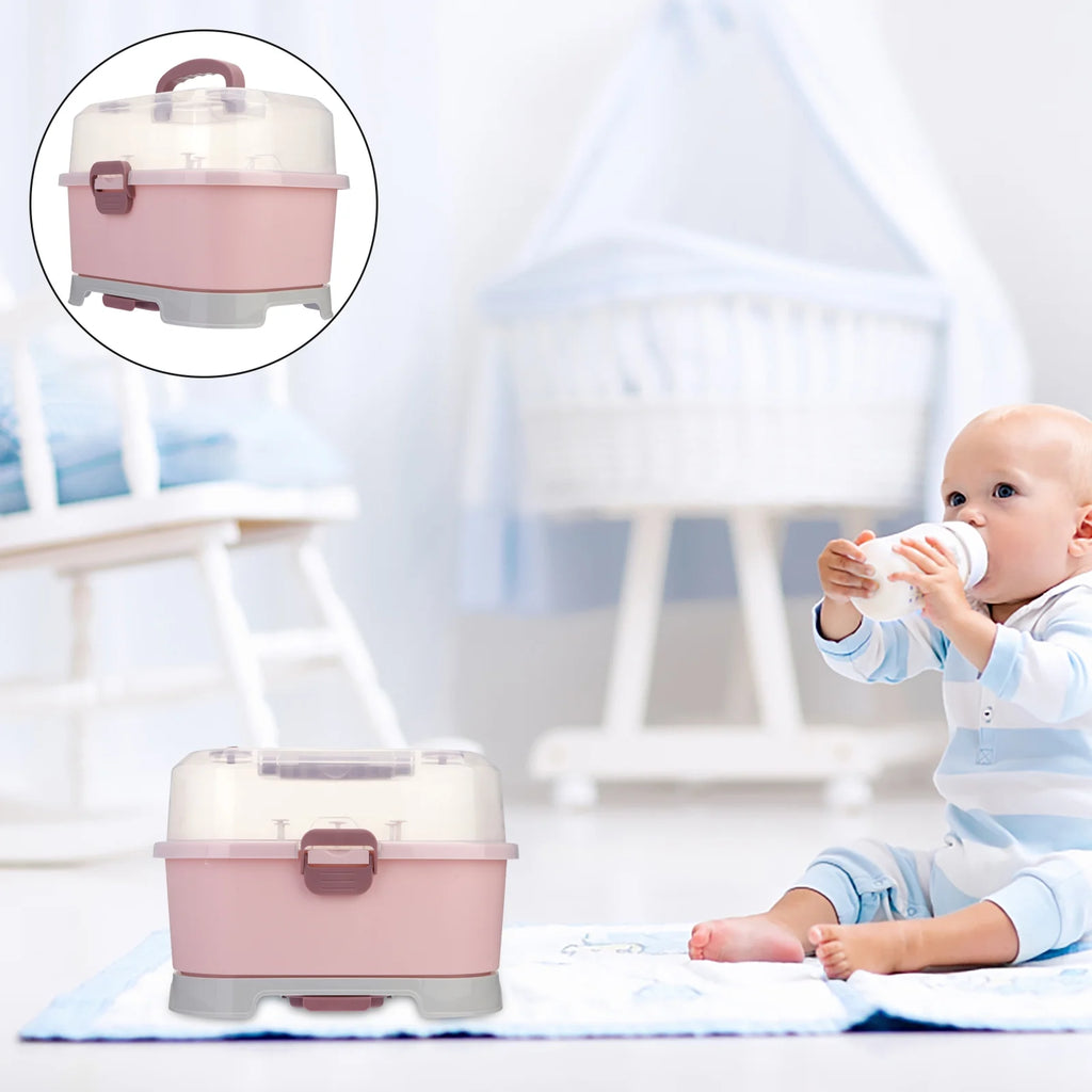 Milk Bottle Case Baby Bottle Drying Rack Box T462996