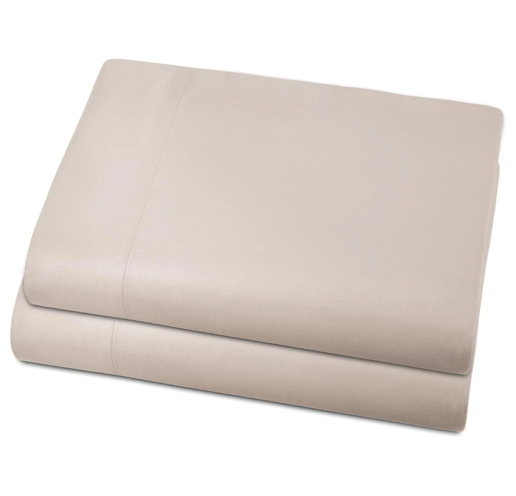 2-Pack Twin Flat Sheets Only, Soft Microfiber Oversized Bed Sheets, 66" x 96" S6004