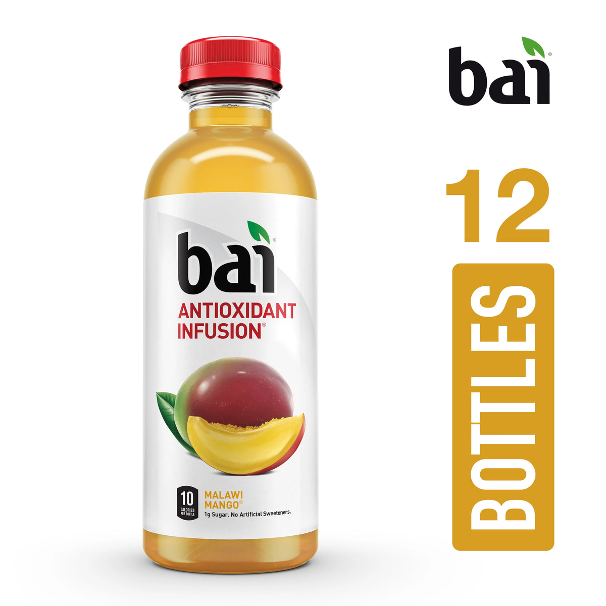 Gluten-Free Malawi Mango Antioxidant Infused Drink, 18 Fl Oz, 12 Pack Bottles P1597