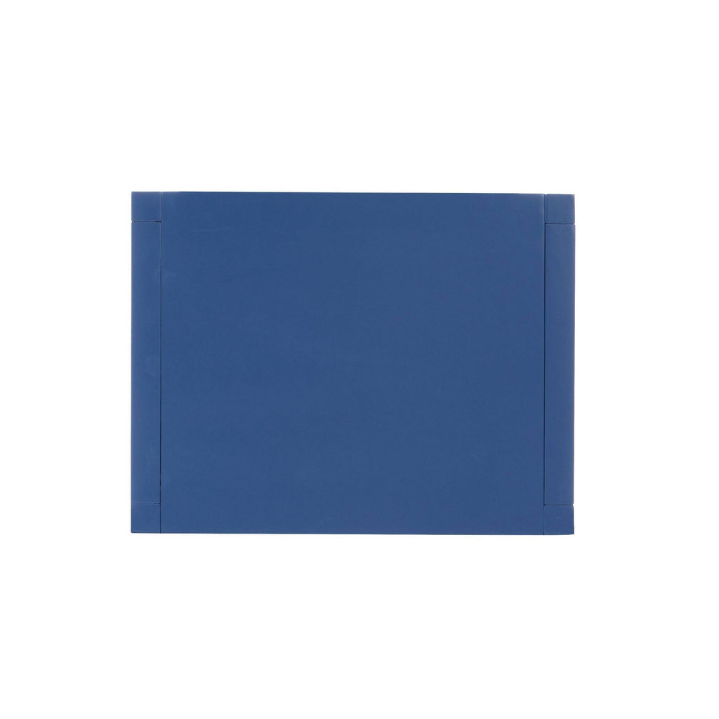 Navy Rolling File Cabinet W8236