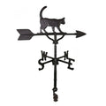 32-in Cat Weathervane, Satin Black E597