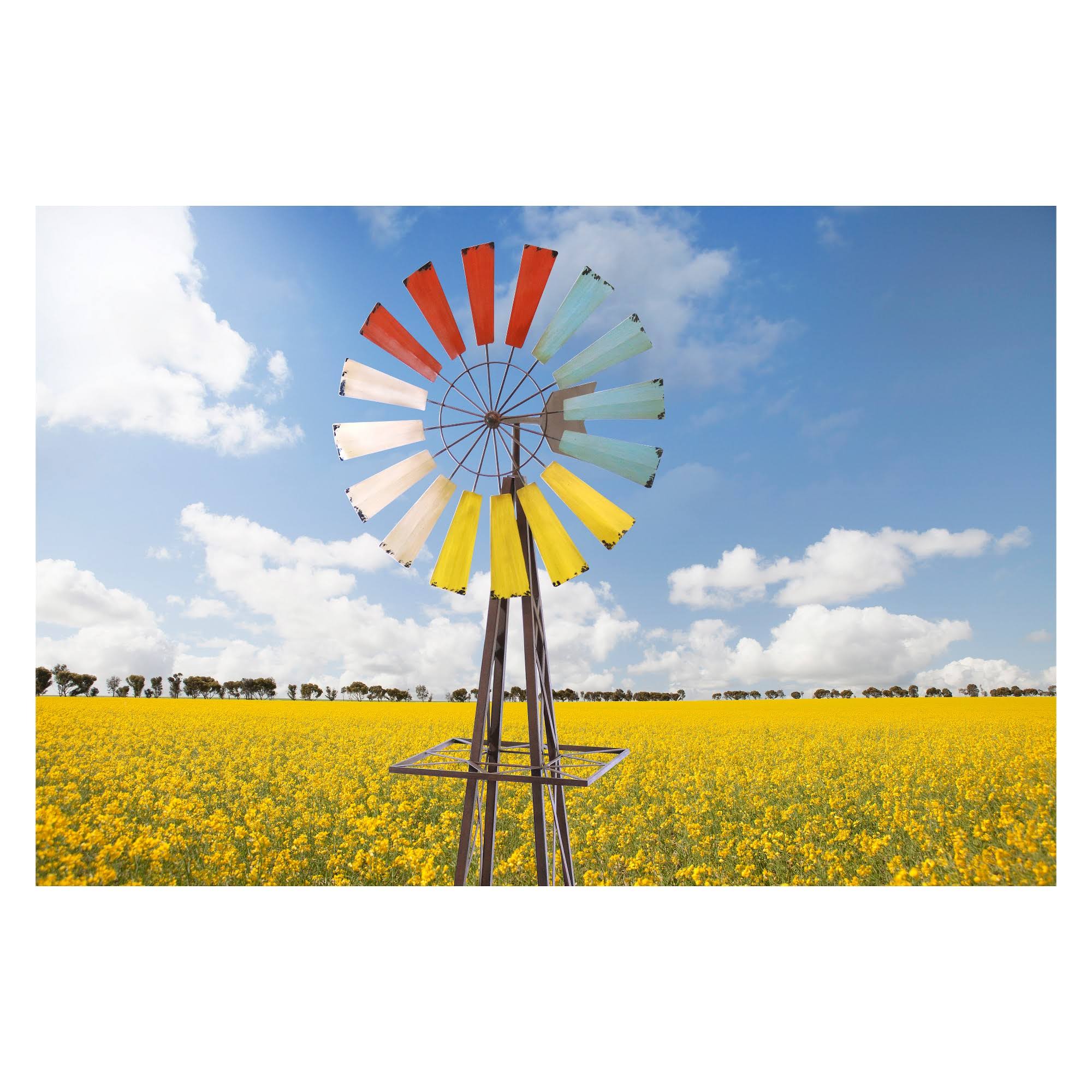 Metal Windmill Garden Stand G6510