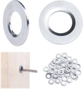 40Pack Cable Railing Kit Protector Sleeve Adhesive Grommet for 1/8" 5/32" 3/16" Wire Rope T316 Stainless Steel C759