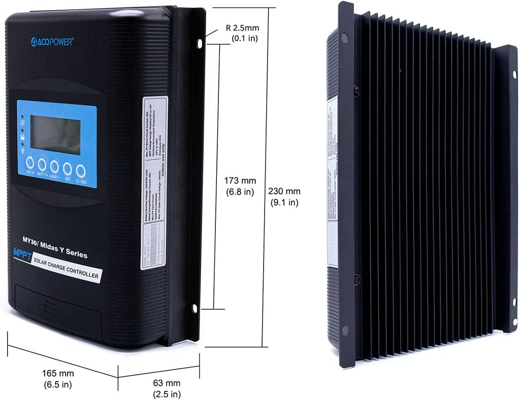 300 Watt Monocrystalline Solar Panel Kit with 30A MPPT LCD Charge Controller D515989