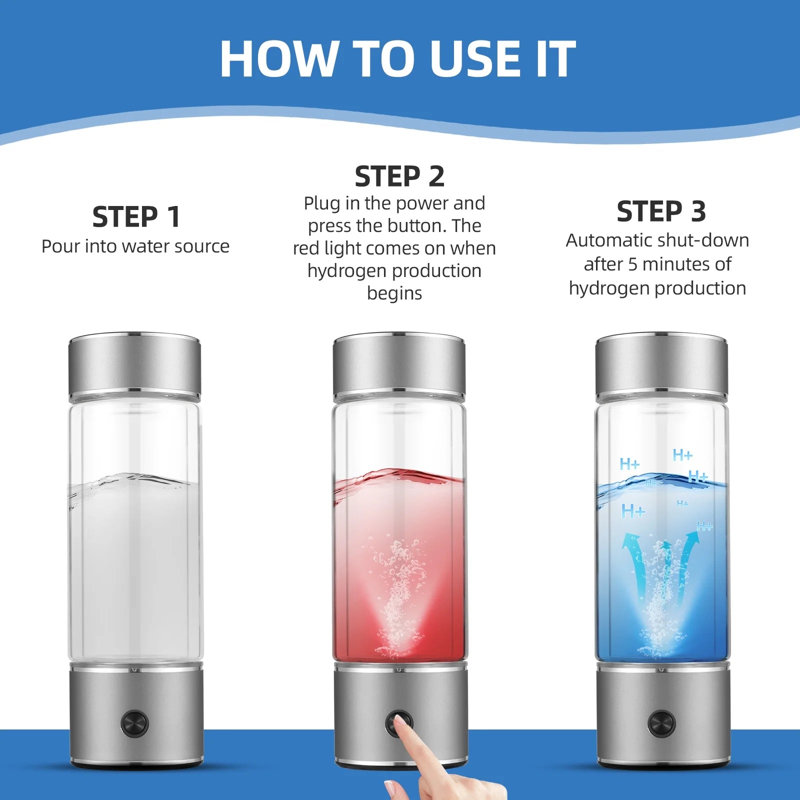 Portable Water Ionizer Bottle 330ml R8025