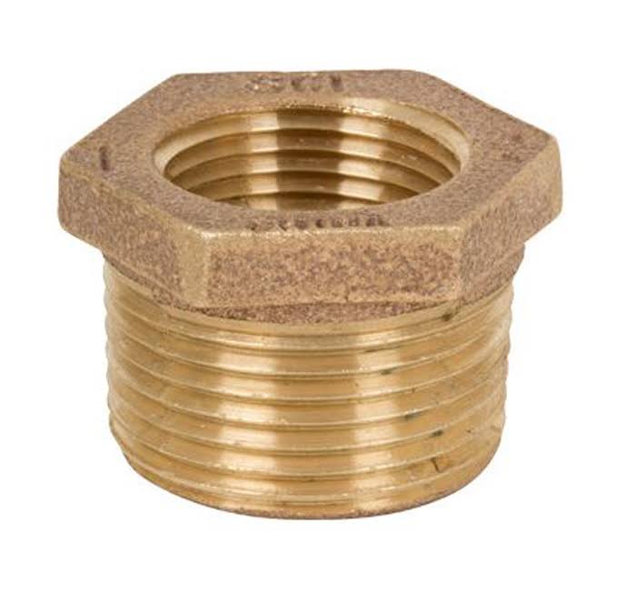 Brass Lead-Free Hex Bushing D708