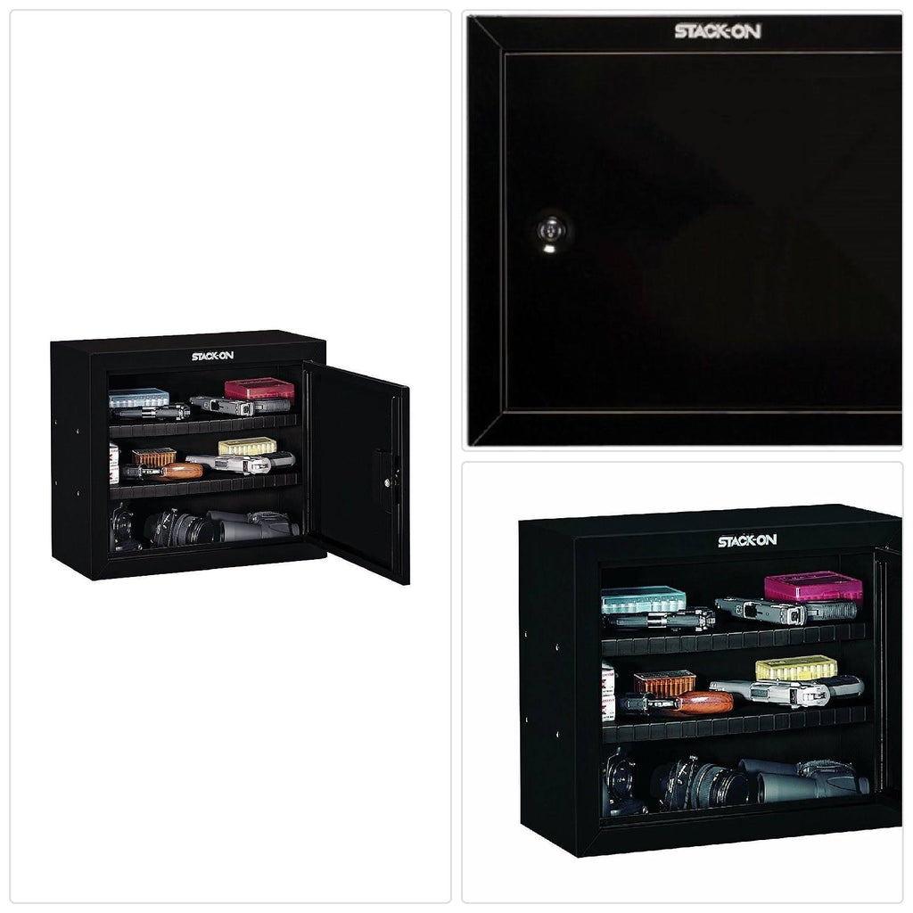 Black Pistol Ammo Security Cabinet U74800