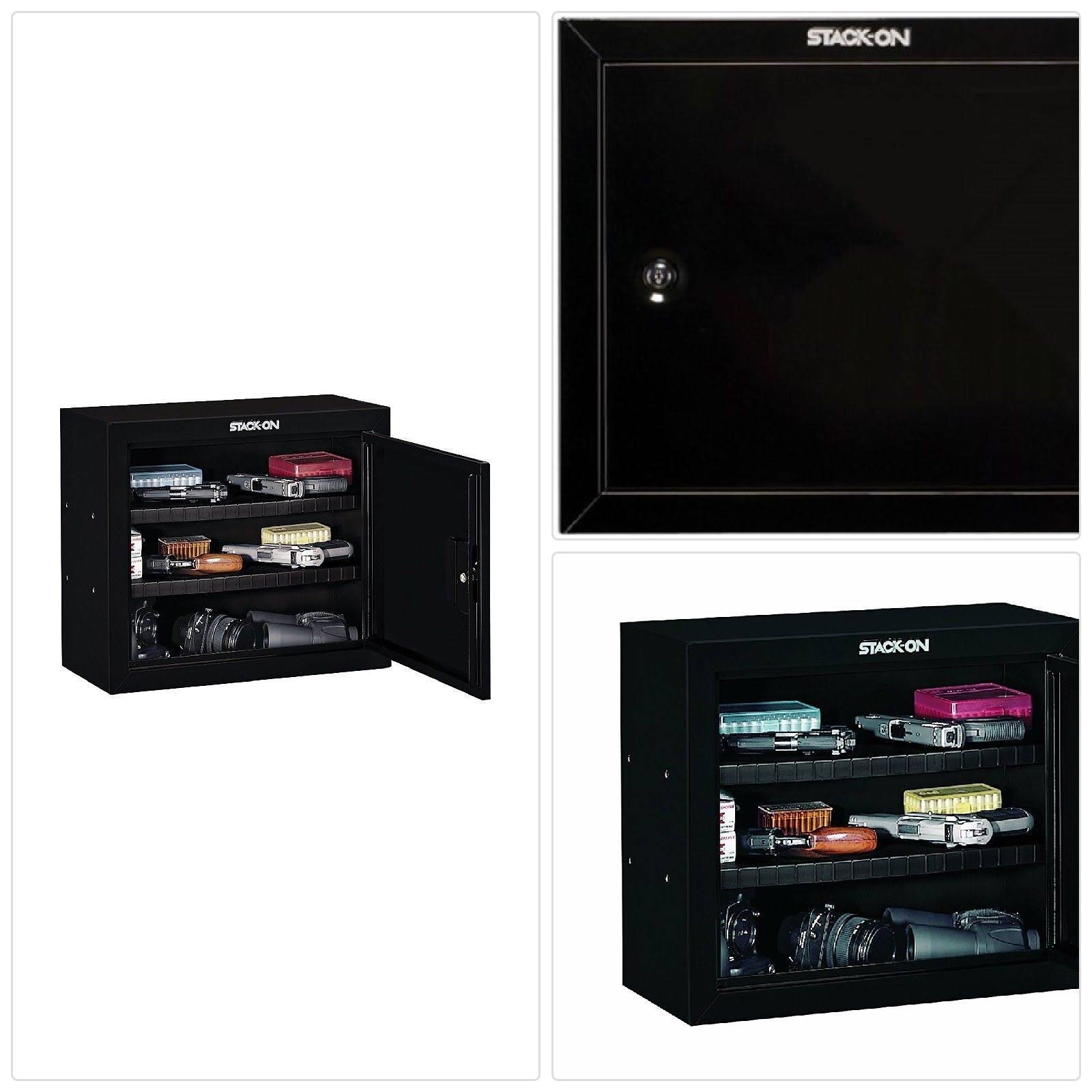 Black Pistol Ammo Security Cabinet U74800