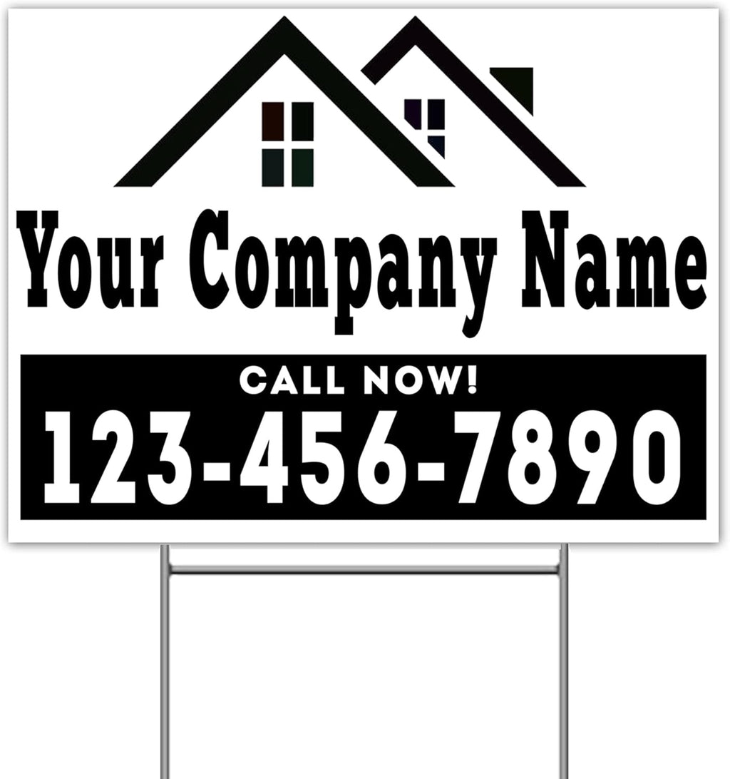 24x18 Double-Sided Waterproof Plastic Bandit Signs Q290981