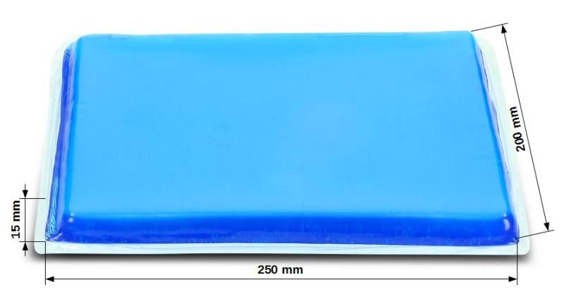 Gel-Pad XL for Motorcycle Seats 25x20x1,5 cm S36227
