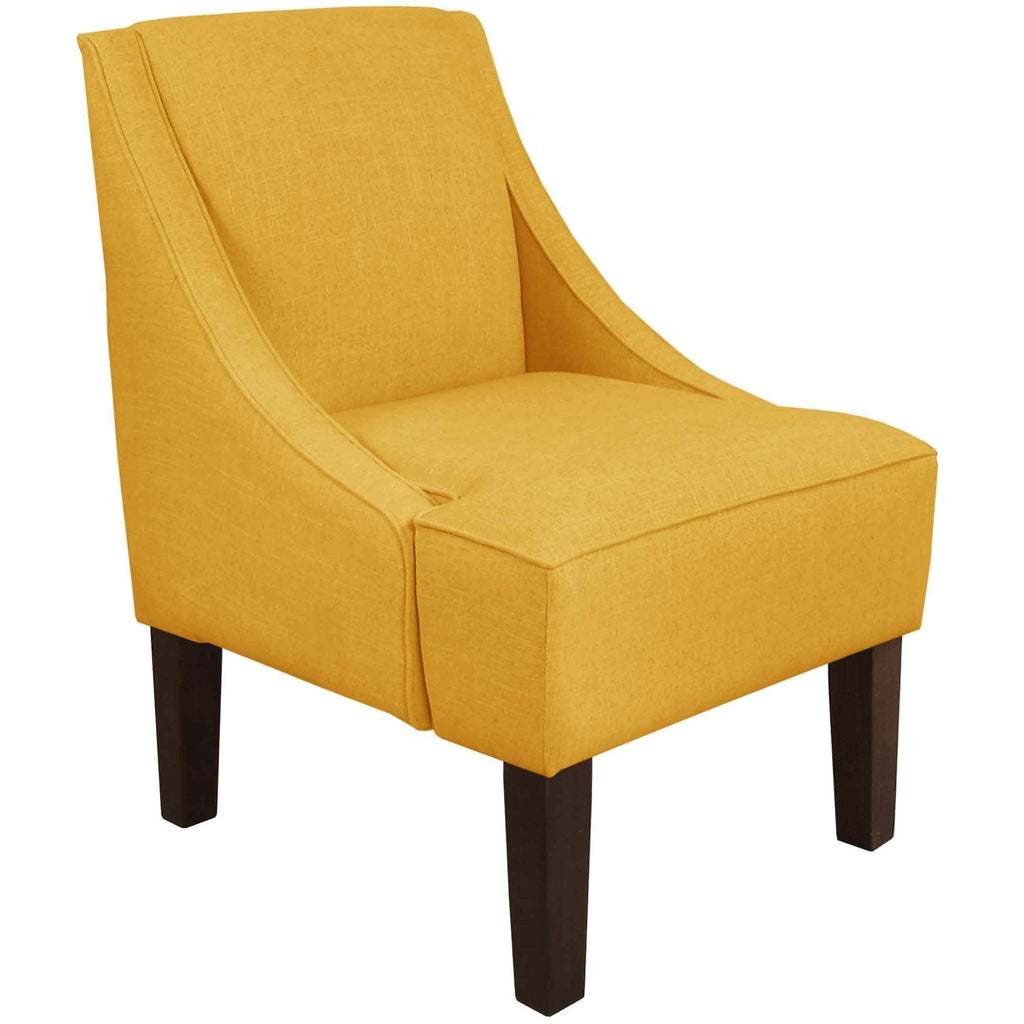 Navy Linen Accent Chair M650063