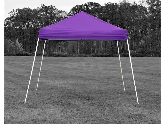 Purple 10 ft. W x 20 ft. D Straight Leg Pop-Up Canopy L400