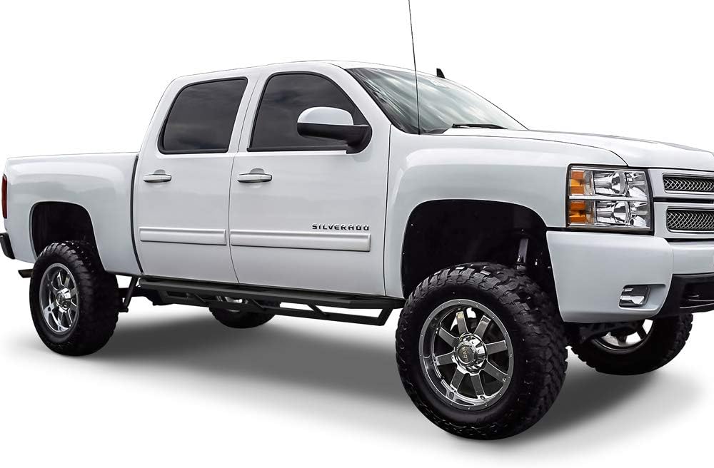 Aluminum Side Steps for Chevy Silverado GMC Sierra Crew Cab Q544