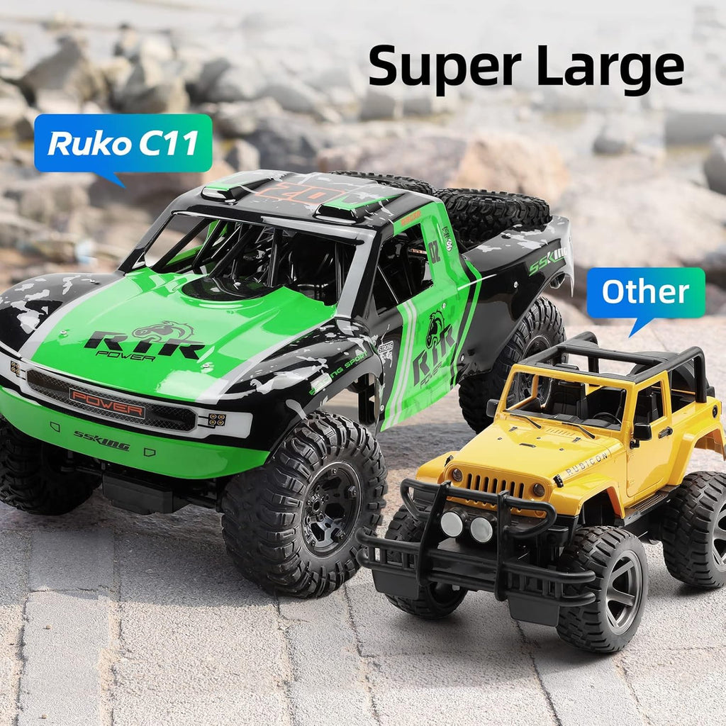 2.4 GHz Waterproof 4WD RC Monster Truck with 2 Rechargeable Batteries G741161
