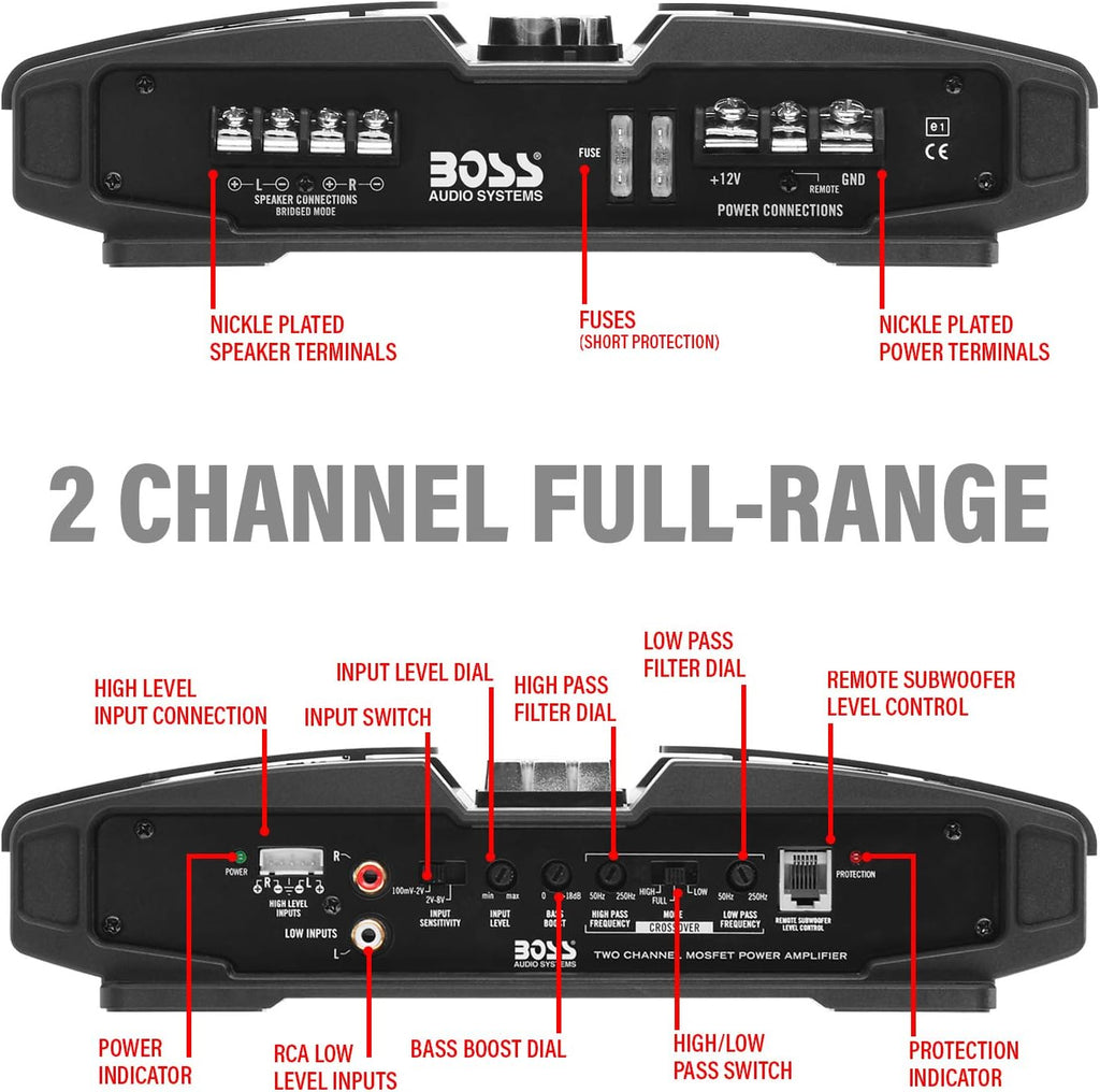 2 Channel Car Amplifier C361042