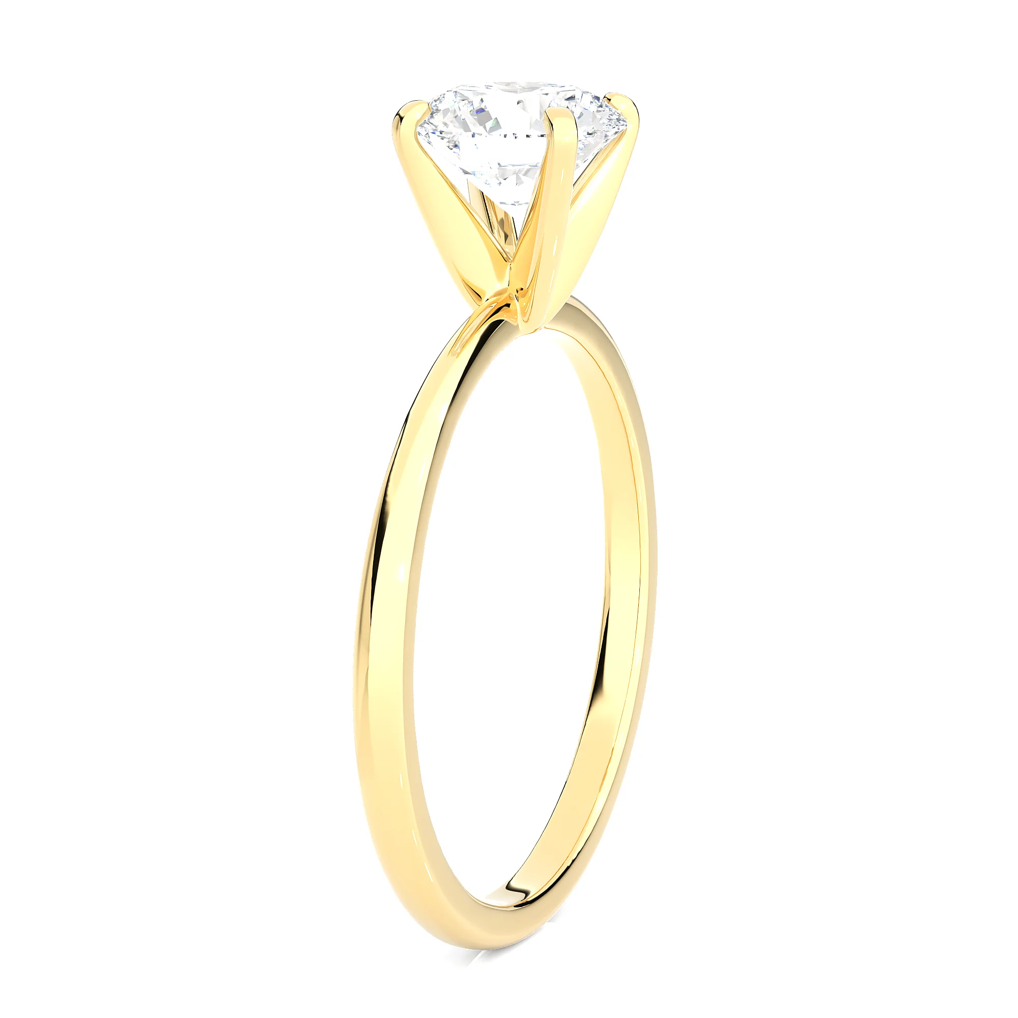 14k Yellow Gold Solitaire Engagement Ring V982964