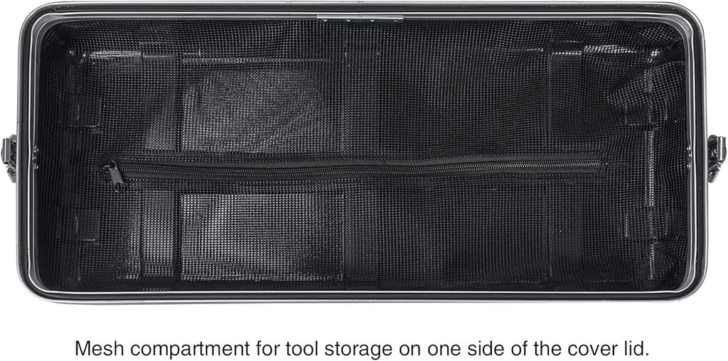 2U PA DJ Rack Case with ABS Construction and Heavy-Duty Latches H971341
