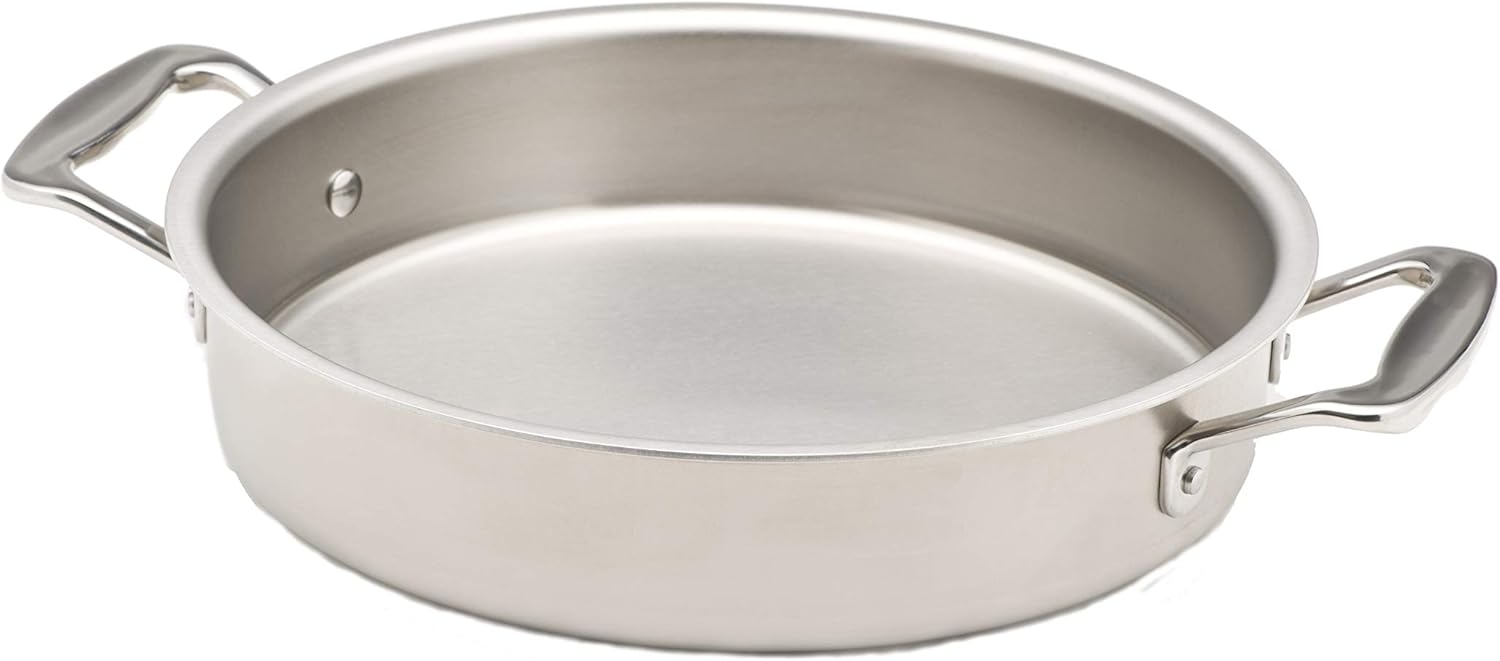 9 Round Stainless Steel Baking Pan Q48304