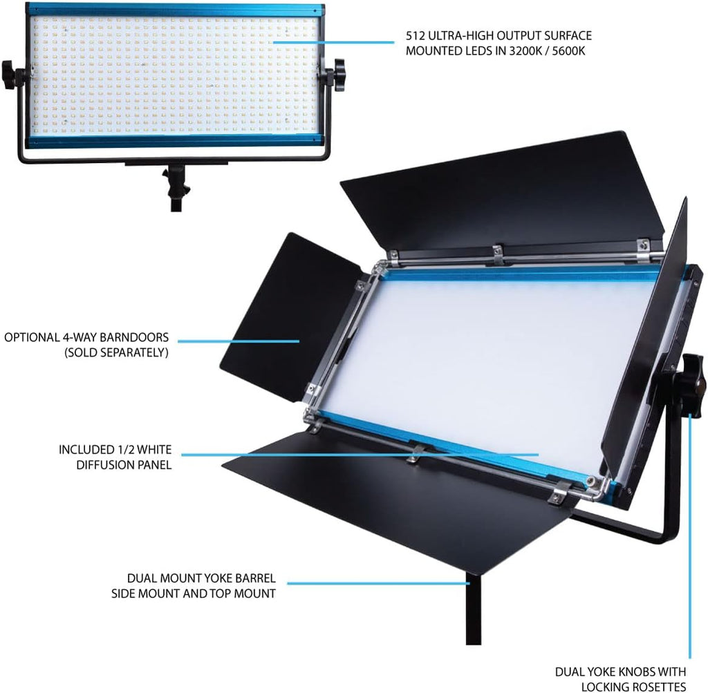 Bi-Color 3200K - 5600K LED Video Light T879