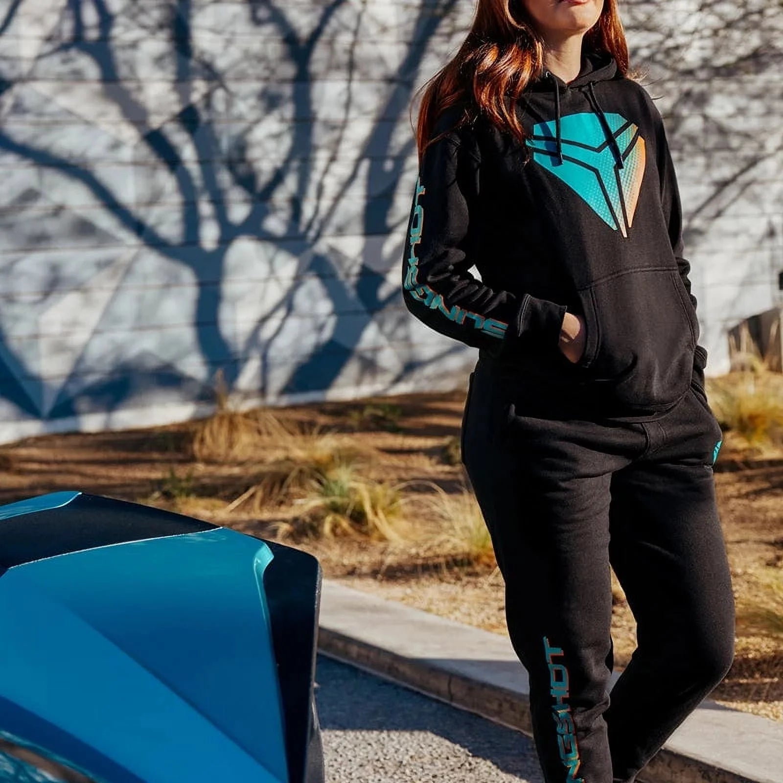 Black Unisex Hoodie Sweatshirt N14765