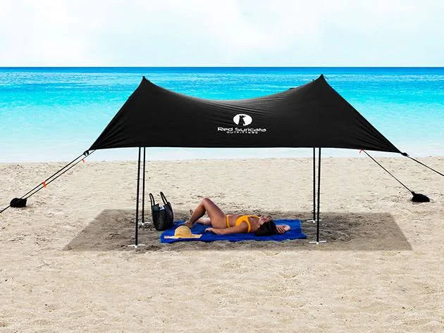 Medium Black Beach Sun Shade Canopy Tent H234296