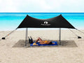 Medium Black Beach Sun Shade Canopy Tent H234296