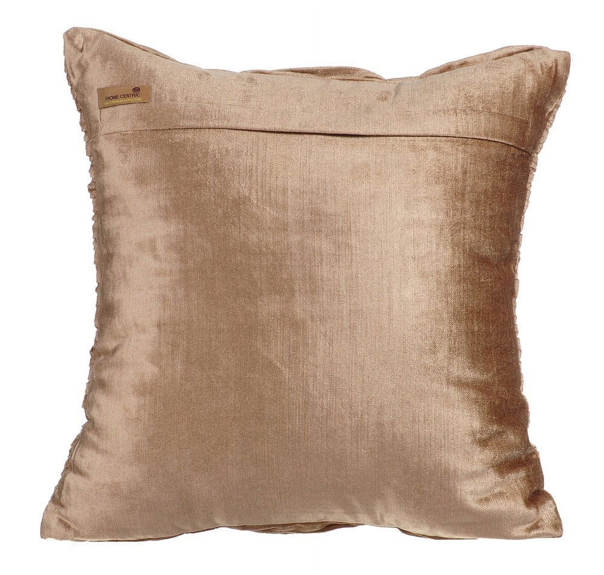 Pearl Beige Velvet Zippered Pillow Covers 16x16 inch H9832