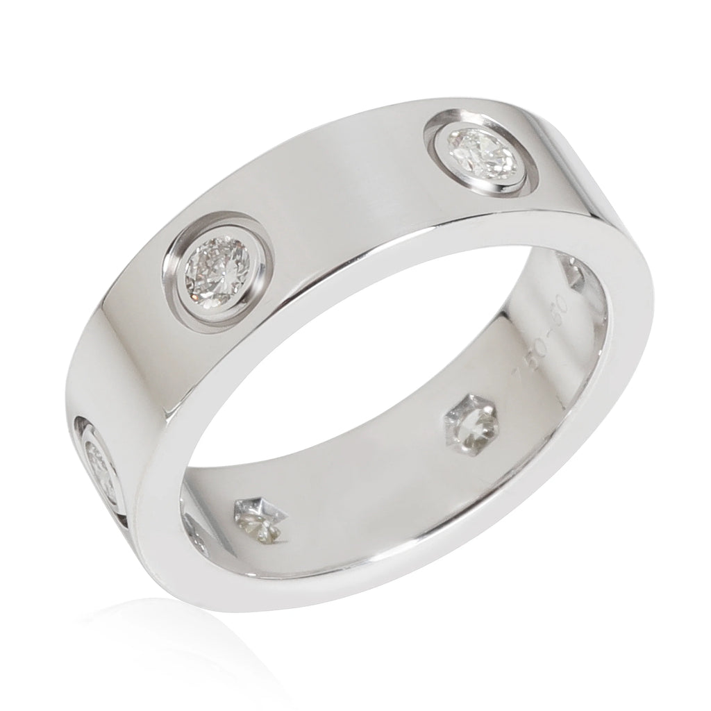 18k White Gold Diamond Ring 0.46 CTW Pre-Owned U987801