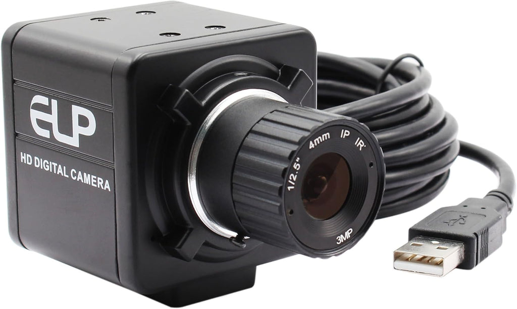 4mm Lens Aluminum Industrial Box Housing 960P Industrial Camera W3143