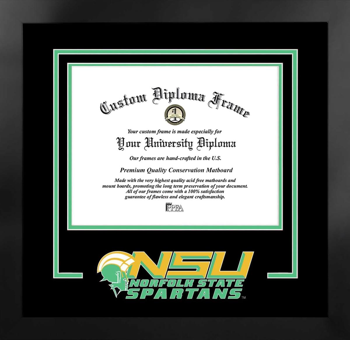 14 x 11 in. Black Frame Diploma M10109