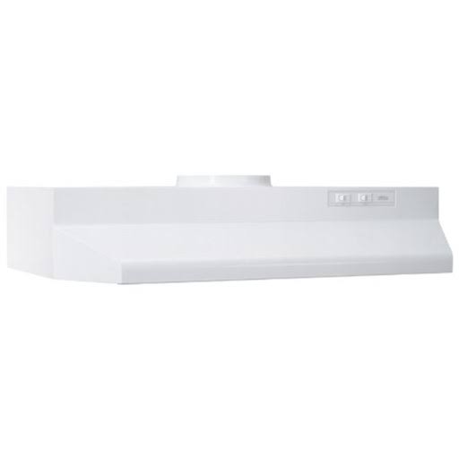 White Under Cabinet Range Hood Insert with Light B84804