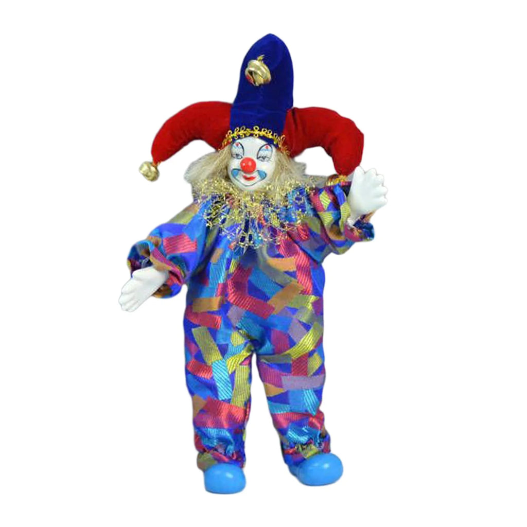 Porcelain Doll Standing Clown Doll Q60445