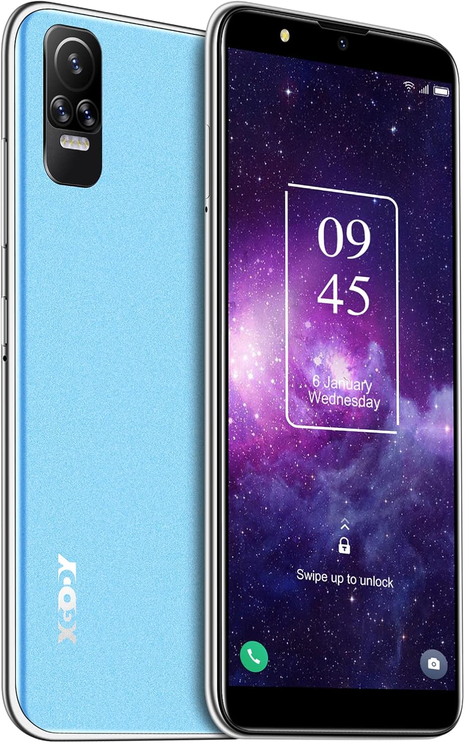 Unlocked 6.1 Inch 4G Smartphone, Blue W726