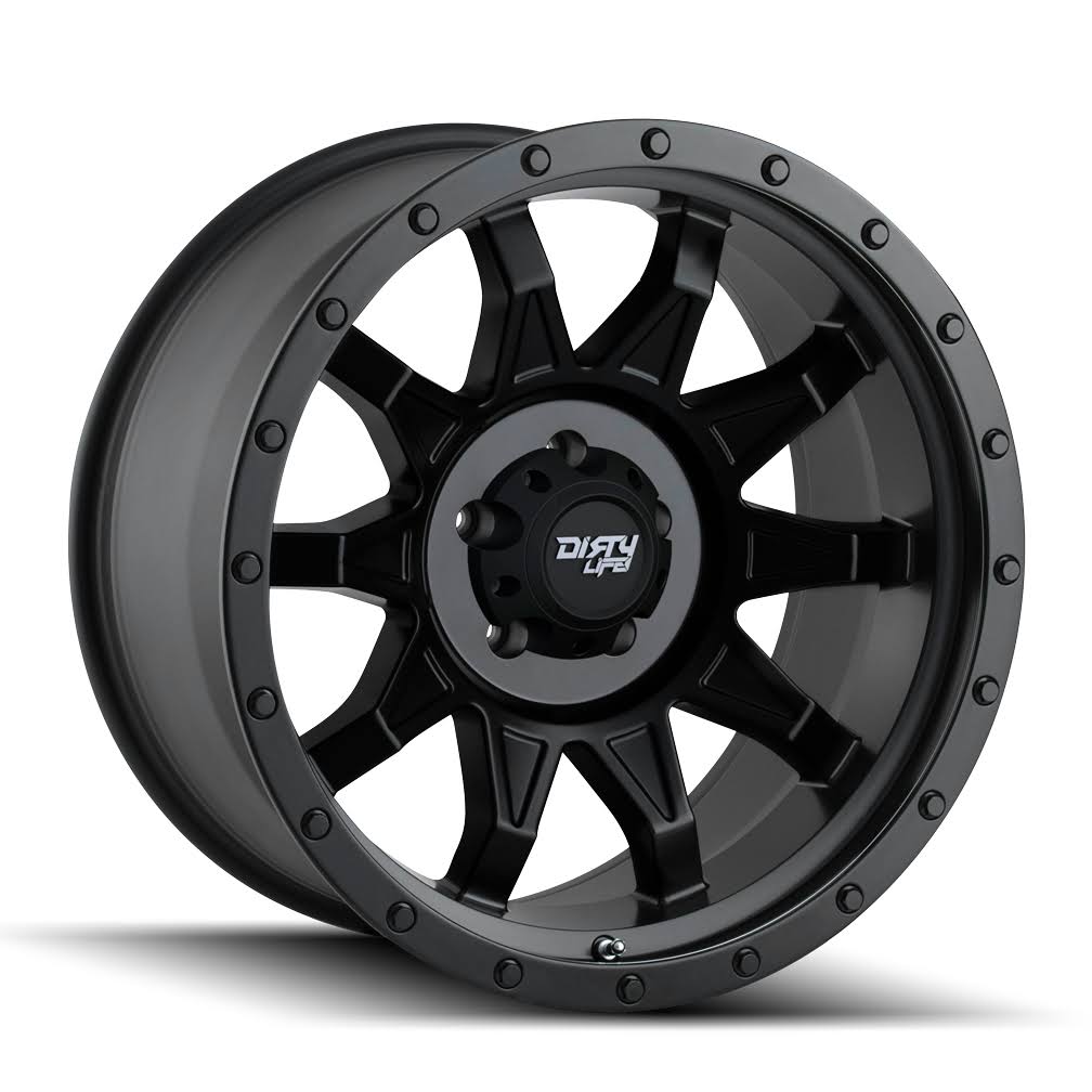 Matte Black 20x9 Beadlock Wheel I4110