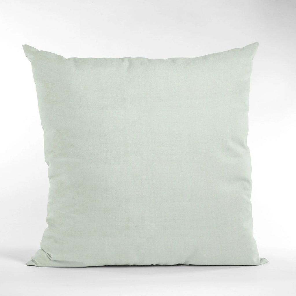 Baby Blue Solid Shiny Velvet Throw Pillow 12 x 20 in. E270646