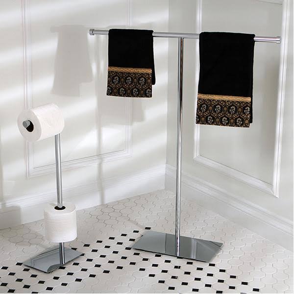 Oil Rubbed Bronze Freestanding Toilet Paper Stand J925253