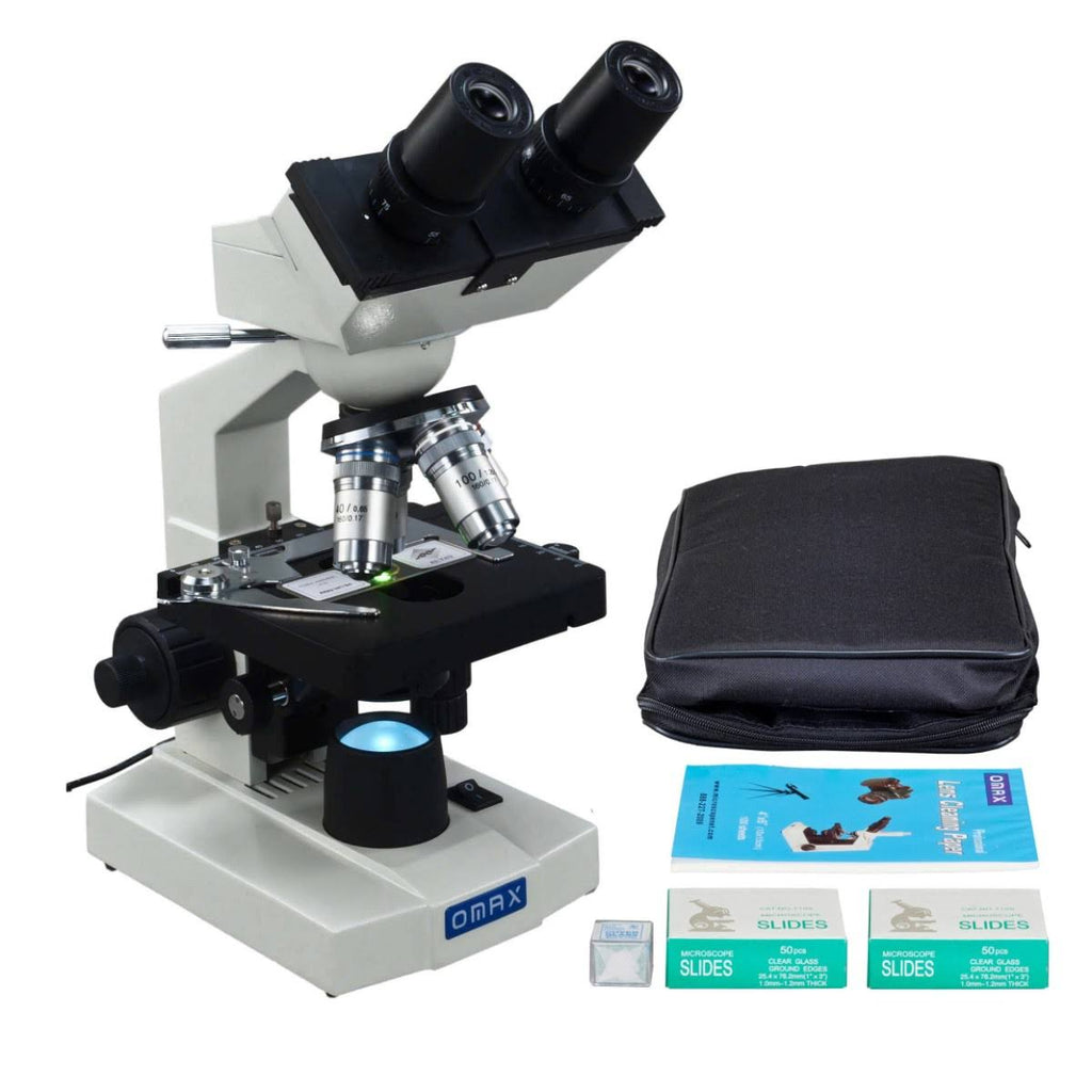 Compound Binocular LED Microscope with Vinyl Case C9925