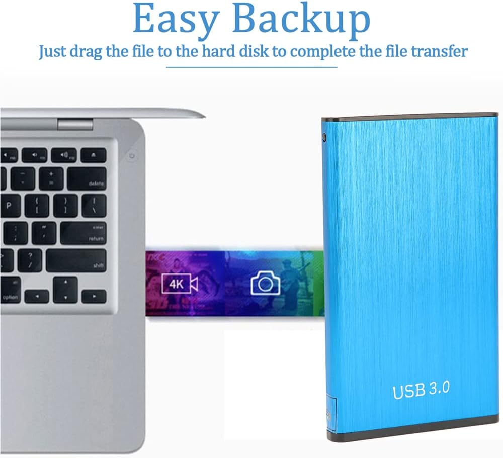 USB3.0 2.5inch 1TB Portable External Hard Drive, Pack of 2 N57949