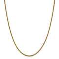 14kt Yellow Gold 2mm Franco Chain 24 inch Lobster Clasp C841455