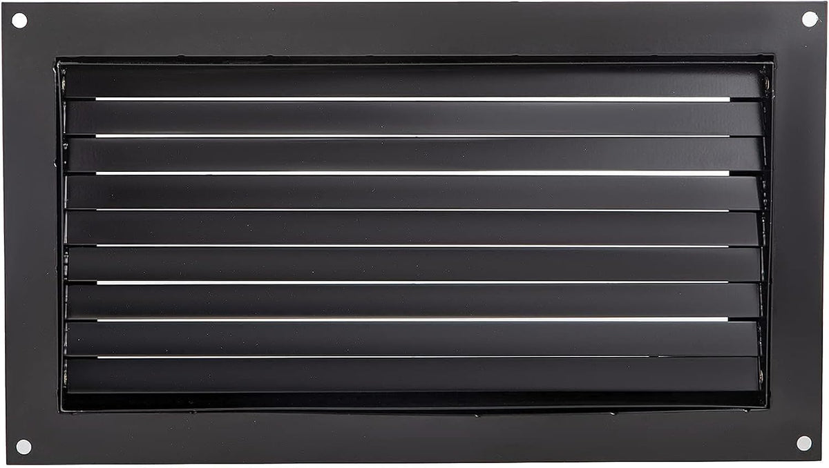 16" X 32" Black Wall Mounted Flood Vent J8257