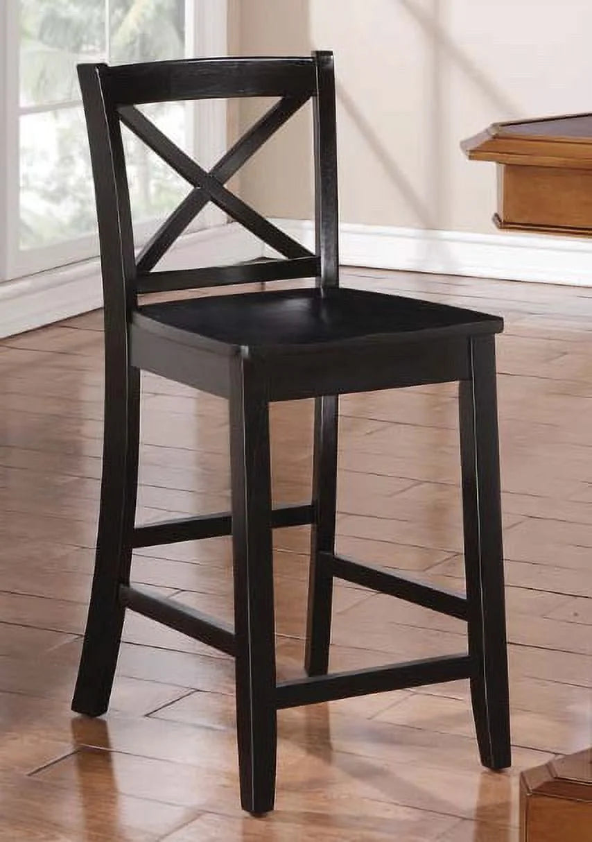 Black Finish Folding Dining Chairs U708160