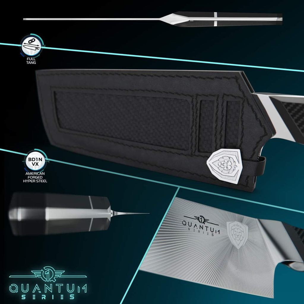 Slicing & Carving Knife with Leather Sheath B660630
