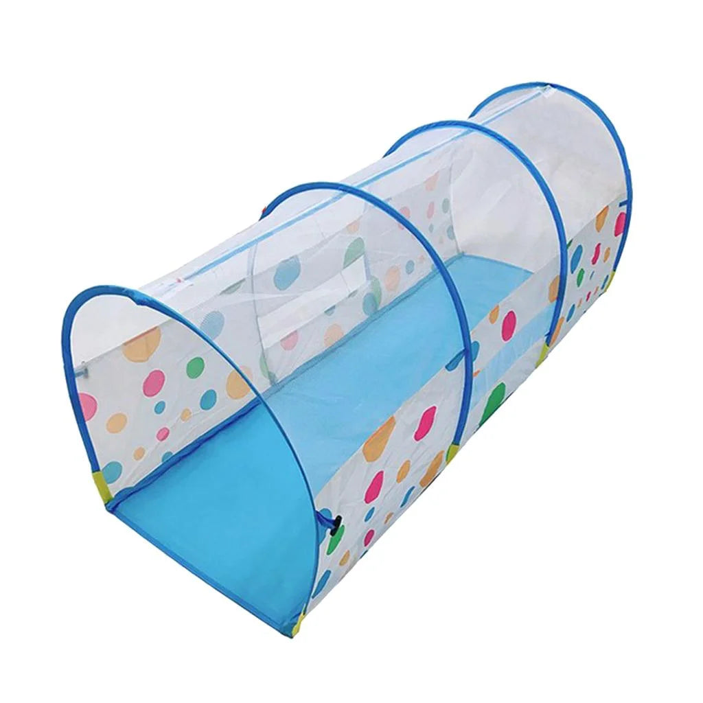 Blue Play Tunnel for Kids Indoor Outdoor Toy Tube H206398