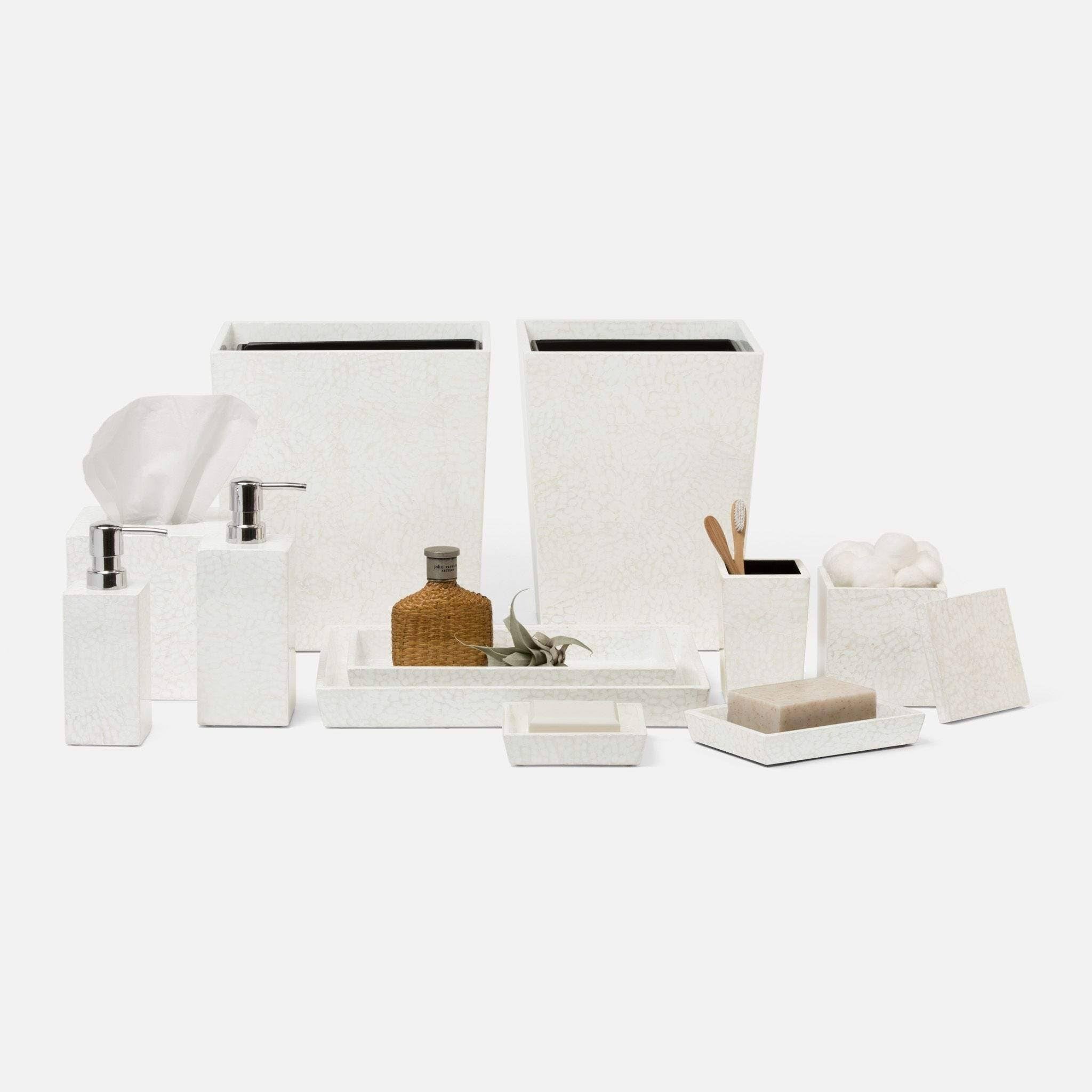 White Tissue Box H295