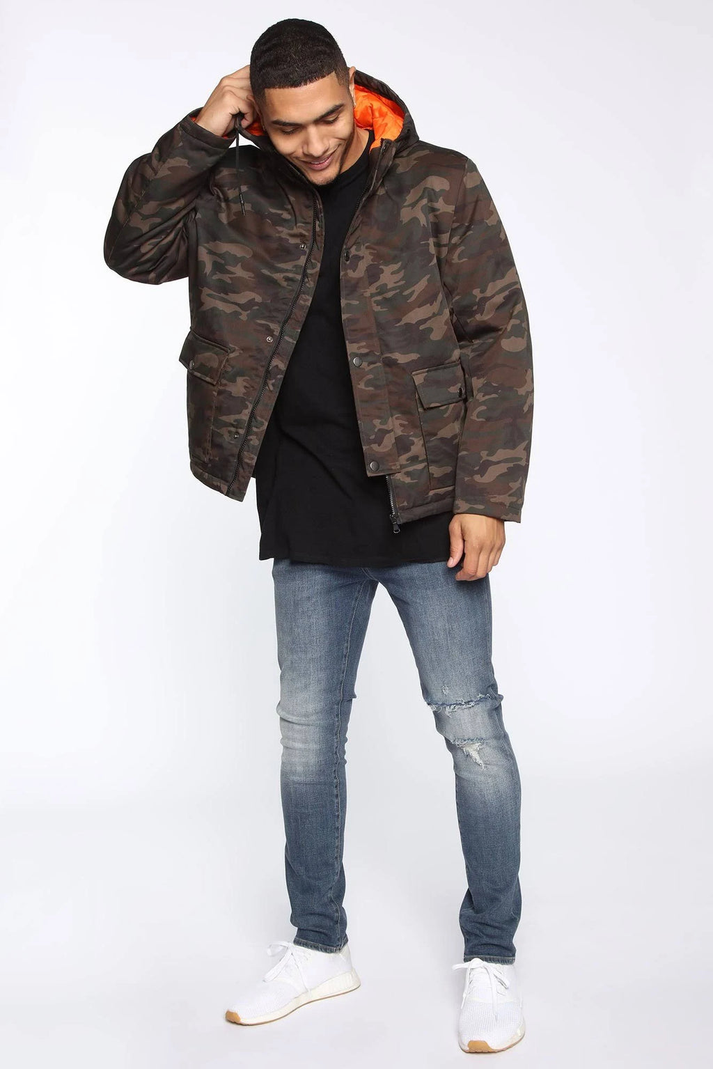 Camouflage Jacket Size Small I1262