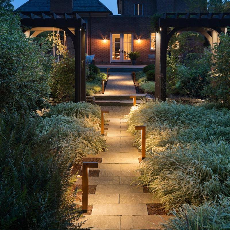Hematite LED Path Light V8200